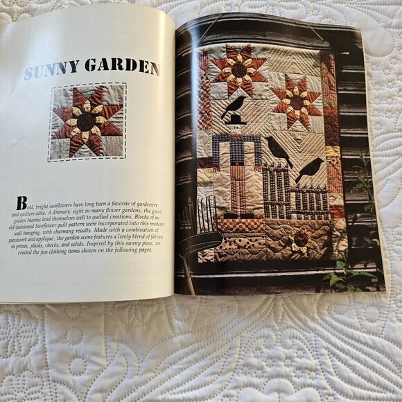 In Love With Quilts Book, 1993 Quilting Patterns & Instructions, Softcover - Picture 8 of 12